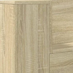 vidaXL Cabecero con estante 100 x 16,5 x 103,5 cm Roble Sonoma Online