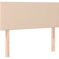 vidaXL Cabecero con LED cuero sintético color 80x5x78/88 cm Capuchino Clearance