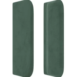 vidaXL Camas Y Accesorios-Cabecero con LED de terciopelo 83x16x78/88 cm