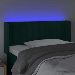 vidaXL Camas Y Accesorios-Cabecero con LED de terciopelo 83x16x78/88 cm