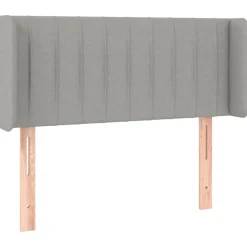 vidaXL Camas Y Accesorios-Cabecero con LED de tela 83x16x78/88 cm
