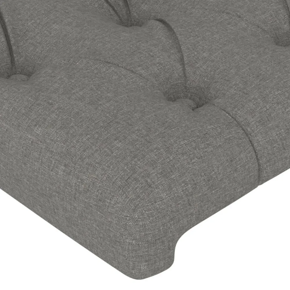 vidaXL Camas Y Accesorios-Cabecero con LED de tela 80x7x78/88 cm