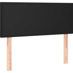 vidaXL Cabecero con luces LED cuero sintético 80x5x78/88 cm Negro Discount