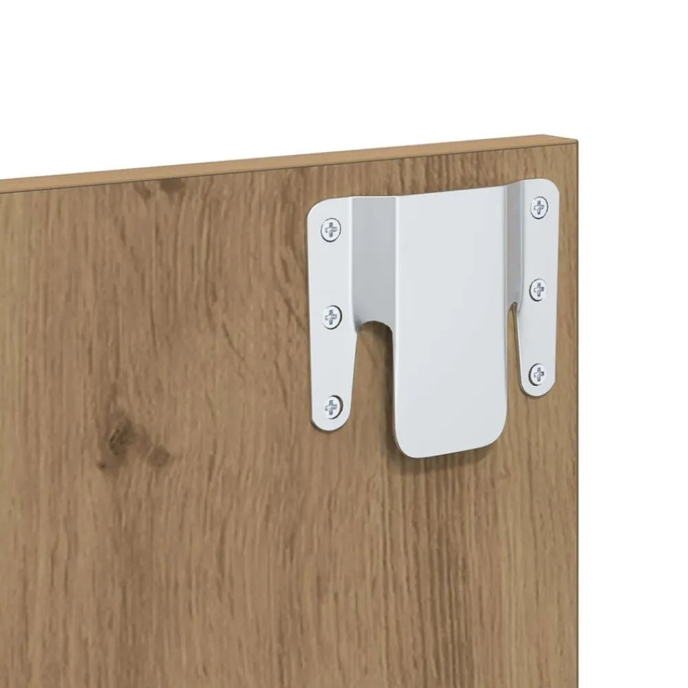 vidaXL Cabecero con Mueble 3 pcs Roble artesanal Madera de ingeniería Roble artisan Discount