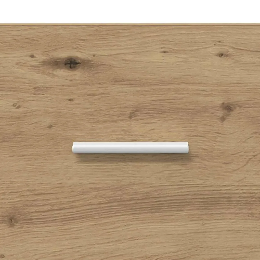 vidaXL Cabecero con Mueble 3 pcs Roble artesanal Madera de ingeniería Roble artisan Outlet