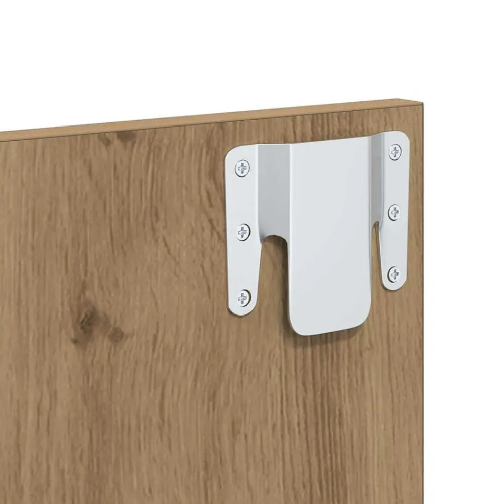 vidaXL Cabecero con Mueble 3 pcs Roble artesanal Madera de ingeniería Roble artisan Outlet