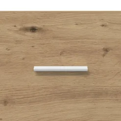 vidaXL Camas Y Accesorios-Cabecero con Mueble 3 pcs Roble artesanal Madera de ingeniería