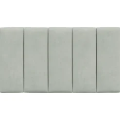 vidaXL Cabecero de cama acolchado Hanko terciopelo 80 cm Gris claro Hot