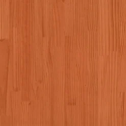 vidaXL Cabecero de cama almacenaje madera maciza pino marrón 200 cm Marr&oacute;n cera Online