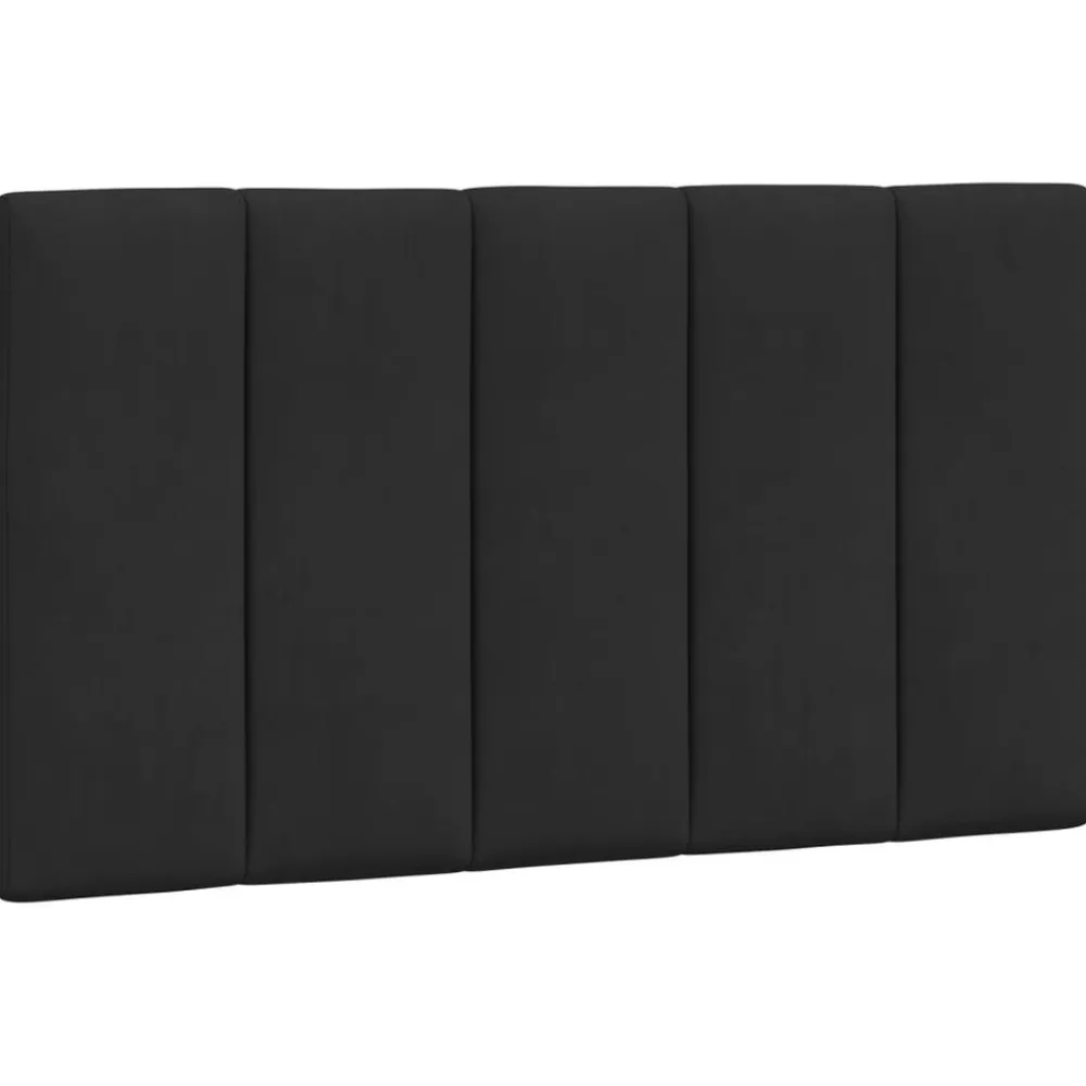 vidaXL Cabecero de cama acolchado Hanko terciopelo 80 cm Negro Hot