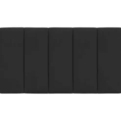 vidaXL Cabecero de cama acolchado Hanko terciopelo 80 cm Negro Hot