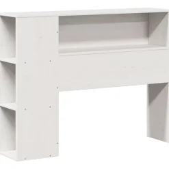 vidaXL Cabecero de cama almacenaje madera maciza pino 75 cm Blanco Outlet
