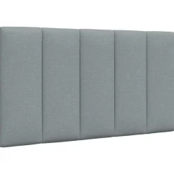 vidaXL Cabecero de cama acolchado Hanko tela 80 cm Gris claro Hot