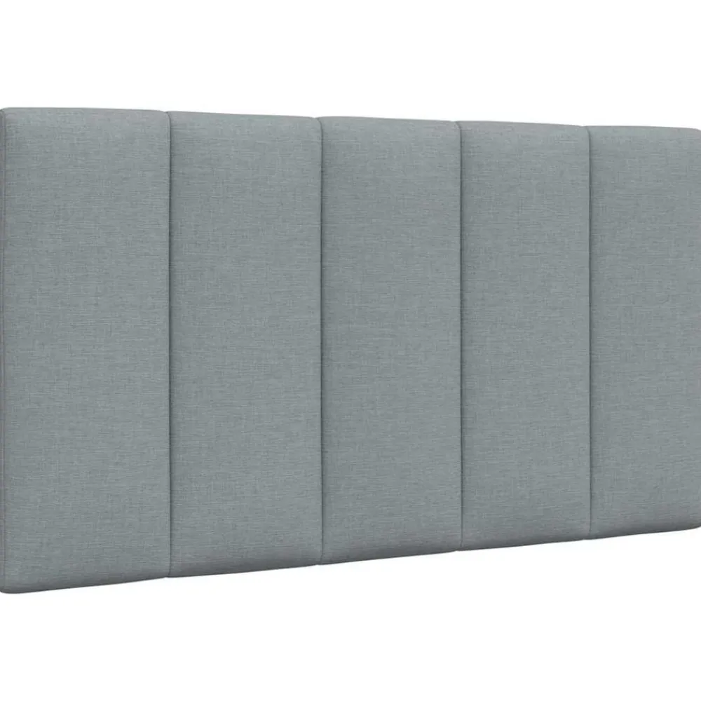 vidaXL Cabecero de cama acolchado Hanko tela 80 cm Gris claro Hot