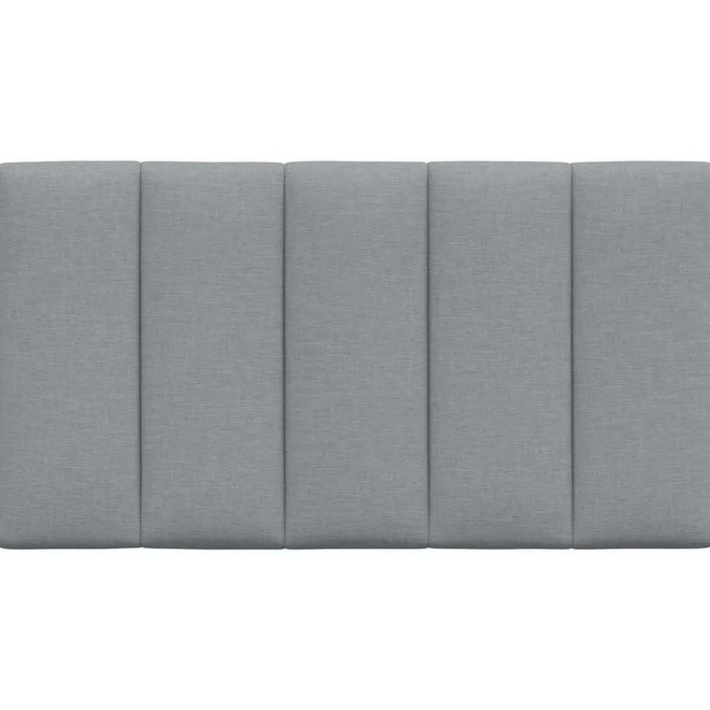 vidaXL Cabecero de cama acolchado Hanko tela 80 cm Gris claro Hot