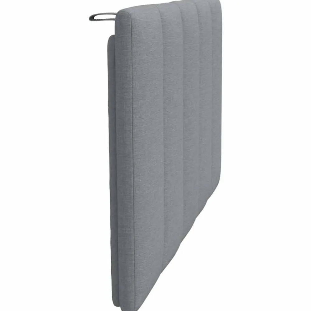 vidaXL Cabecero de cama acolchado Hanko tela 80 cm Gris claro Hot