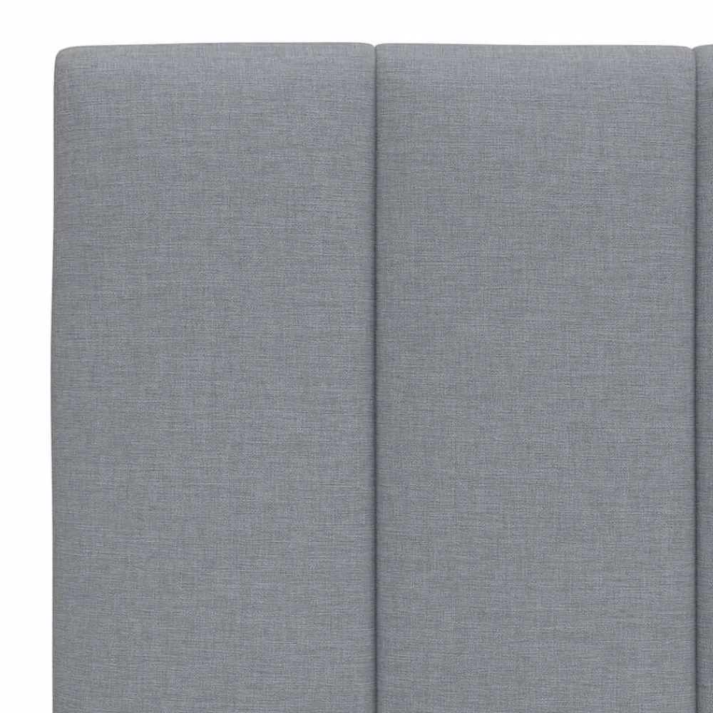 vidaXL Cabecero de cama acolchado Hanko tela 80 cm Gris claro Hot