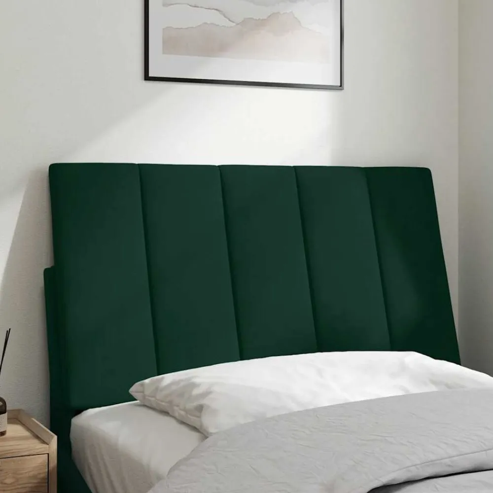 vidaXL Camas Y Accesorios-Cabecero de cama acolchado Hanko terciopelo 80 cm