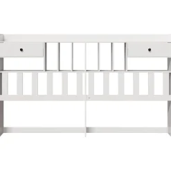 vidaXL Camas Y Accesorios-Cabecero de cama almacenaje madera maciza pino 180 cm