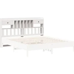 vidaXL Camas Y Accesorios-Cabecero de cama almacenaje madera maciza pino 180 cm