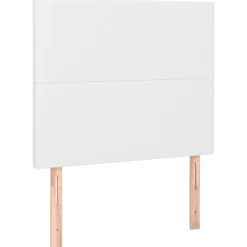 vidaXL Camas Y Accesorios-Cabecero de cama 80x5x118/128 cm piel sintética