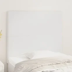 vidaXL Camas Y Accesorios-Cabecero de cama 80x5x118/128 cm piel sintética