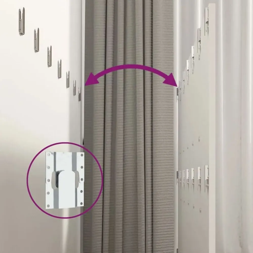 vidaXL Cabecero de cama con mesitas madera contrachapada Blanco Clearance