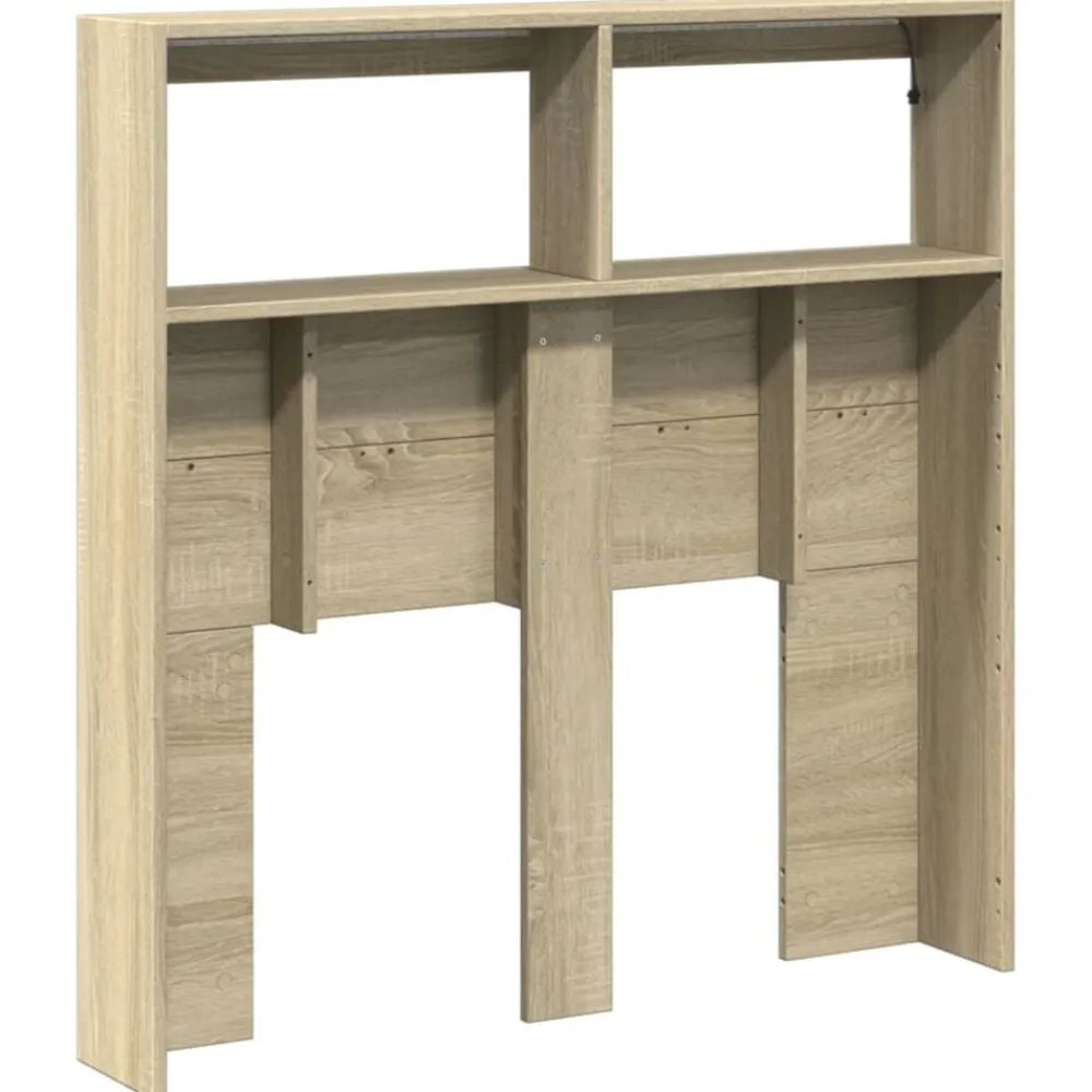 vidaXL Camas Y Accesorios-Cabecero de cama con LED 100x17x102 cm