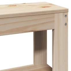 vidaXL Cabecero de cama con estantes madera maciza de pino 200 cm Natural Hot