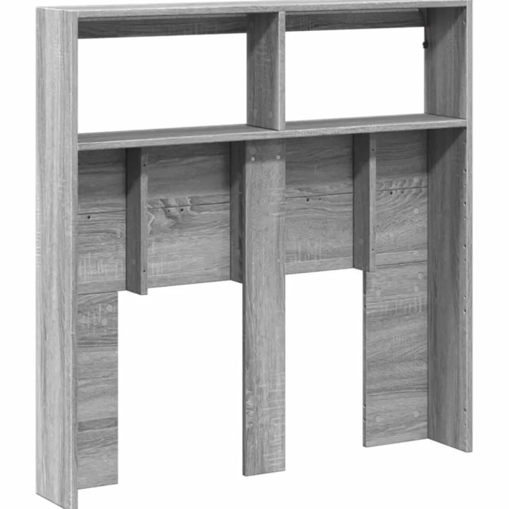 vidaXL Camas Y Accesorios-Cabecero de cama con luz LED 100x17x102 cm