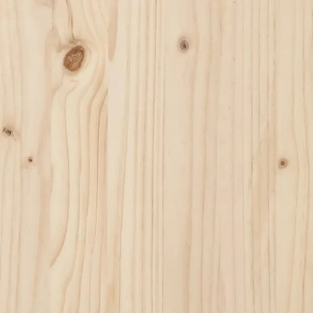vidaXL Camas Y Accesorios-Cabecero de cama con estantes madera maciza de pino 200 cm
