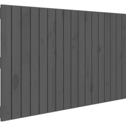 vidaXL Camas Y Accesorios-Cabecero de cama de pared madera maciza pino 108x3x60 cm