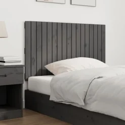 vidaXL Camas Y Accesorios-Cabecero de cama de pared madera maciza pino 108x3x60 cm