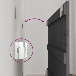vidaXL Camas Y Accesorios-Cabecero de cama de pared madera maciza pino 108x3x60 cm