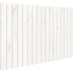 vidaXL Cabecero de cama de pared madera maciza pino 108x3x60 cm Blanco Online