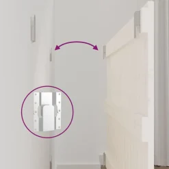 vidaXL Cabecero de cama de pared madera maciza pino 108x3x60 cm Blanco Online