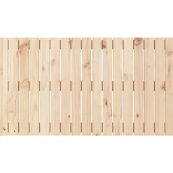 vidaXL Cabecero de cama de pared madera maciza de pino 108x3x60 cm Natural Outlet