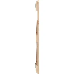 vidaXL Cabecero de cama de pared madera maciza de pino 108x3x60 cm Natural Outlet