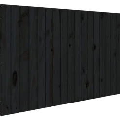 vidaXL Camas Y Accesorios-Cabecero de cama de pared madera maciza pino 108x3x60 cm
