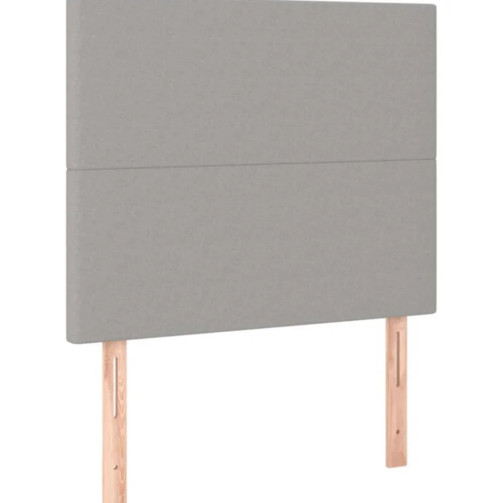 vidaXL Camas Y Accesorios-Cabecero de cama 80x5x118/128 cm Tela