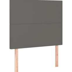vidaXL Camas Y Accesorios-Cabecero de cama 80x5x118/128 cm piel sintética
