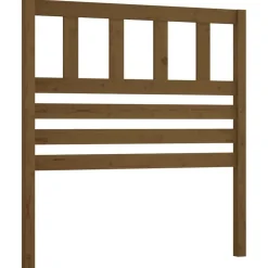 vidaXL Cabecero de cama madera maciza de pino marrón miel 81x4x100 cm Marrón miel Clearance