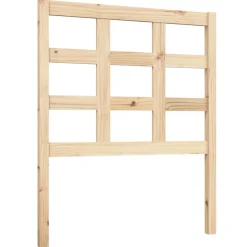 vidaXL Cabecero de cama madera maciza de pino 80,5x4x100 cm Natural Clearance