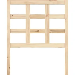 vidaXL Cabecero de cama madera maciza de pino 80,5x4x100 cm Natural Clearance
