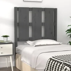 vidaXL Camas Y Accesorios-Cabecero de cama madera maciza de pino 80,5x4x100 cm