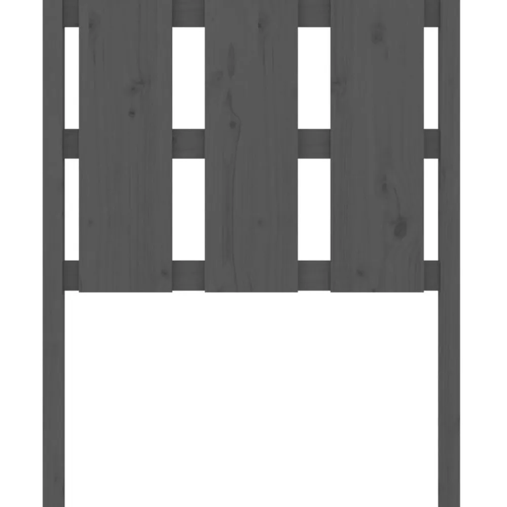 vidaXL Camas Y Accesorios-Cabecero de cama madera maciza de pino 80,5x4x100 cm