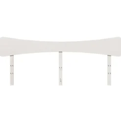 vidaXL Cabecero de cama madera maciza de pino 200 cm Blanco Best