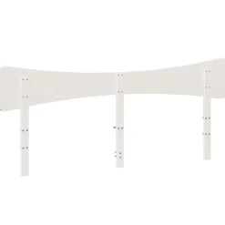 vidaXL Cabecero de cama madera maciza de pino 200 cm Blanco Best