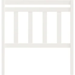 vidaXL Cabecero de cama madera maciza de pino 96x4x100 cm Blanco Discount