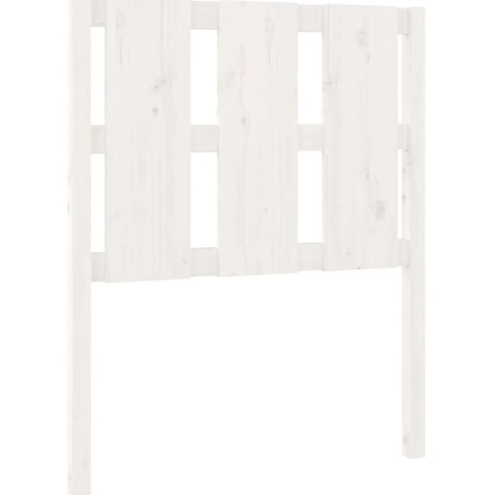 vidaXL Camas Y Accesorios-Cabecero de cama madera maciza de pino 80,5x4x100 cm